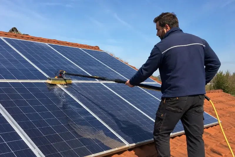 Nettoyage et entretien de panneaux solaires à Saint-Jean-de-Galaure